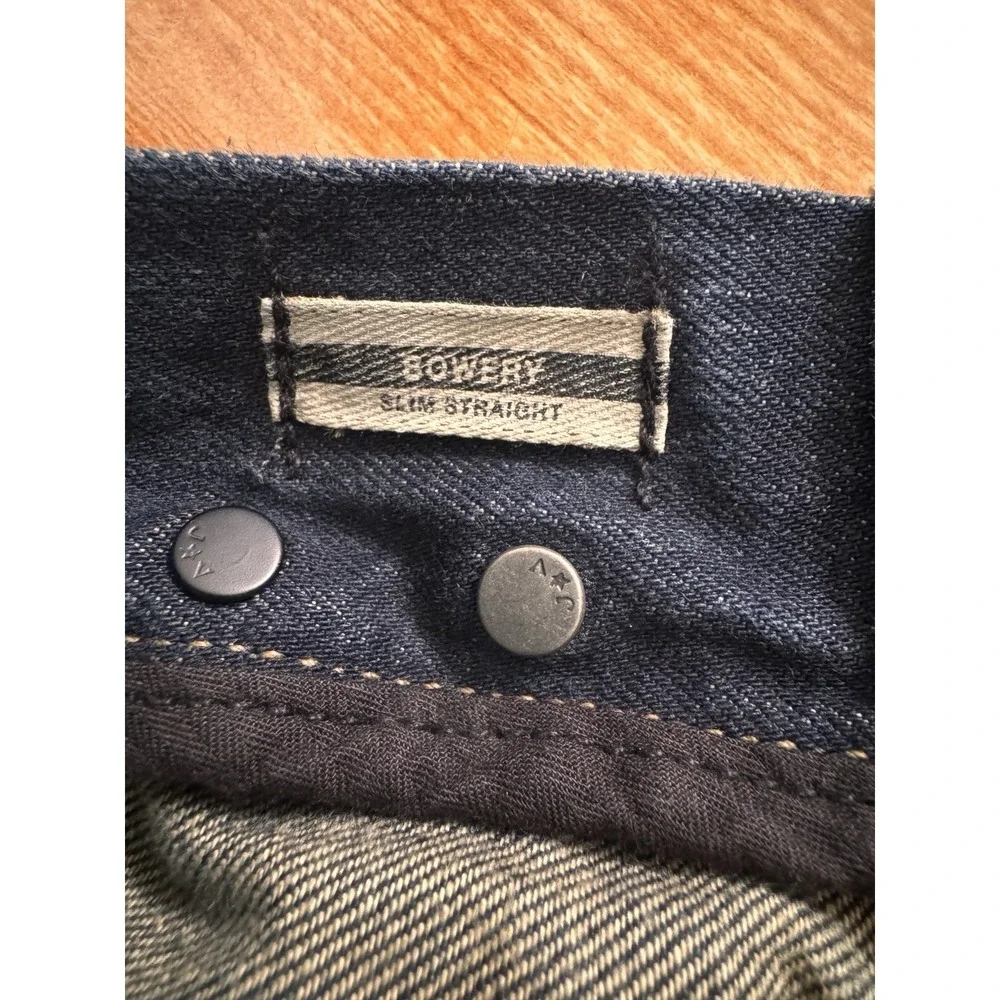 John Varvatos Mens SELVEDGE Indigo Bowery Slim Straight Jeans 31x31 -Labelled 29